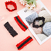 Gorgecraft 6 Pairs 2 Colors Polyester Elastic Garters DIY-GF0008-61-4