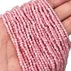 Natural Pink Opal Beads Strands G-H003-B06-02-2
