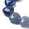 Dyed & Heated Natural Blue Aventurine Beads Strands G-B022-34C-3