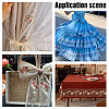 AHADERMAKER 15 Yards Polyester Embroidery Flower Mesh Ribbon SRIB-GA0001-11A-6