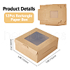 Square Kraft Paper Storage Gift Boxes CON-WH0095-81B-01-2