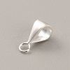 Sterling Silver Tube Bails STER-WH0010-03S-01-2