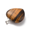 Natural Tiger Eye Pendants G-B042-02P-06-4