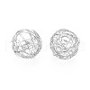 Non-Tarnish 304 Stainless Steel Beads STAS-S117-024E-2