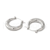 Non-Tarnish 304 Stainless Hoop Earrings for Women EJEW-Z026-37P-2