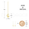 SHEGRACE 925 Sterling Silver Dangle Stud Earrings JE890C-3