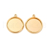 Brass Pendant Cabochon Settings KK-F898-20C-G-1