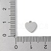 304 Stainless Steel Stamping Blank Tag Charms STAS-E501-02P-3