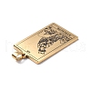 201 Stainless Steel Pendant STAS-B033-01G-08-3
