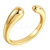 925 Sterling Silver Teardrop Open Cuff Ring for Women JR865B-1