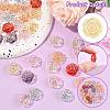100Pcs Transparent Acrylic Beads TACR-CJ0001-72-3