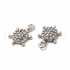 316 Surgical Stainless Steel with Crystal Rhinestone Charms X-STAS-G305-06P-2