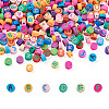 300Pcs Handmade Polymer Clay Colours Beads CLAY-CD0001-04-11