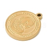 Ion Plating(IP) 304 Stainless Steel Pendants STAS-M080-12G-03-2
