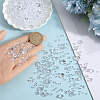 SOFPLATE 6300Pcs Acrylic Rhinestone Pointed Back Cabochons GACR-SP0001-03D-3