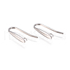 304 Stainless Steel Earring Hooks X-STAS-F227-23-P-1