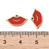 Ion Plating(IP) 304 Stainless Steel Enamel Charms X-STAS-M102-60G-3