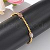 304 Stainless Steel Beads Stretch Breacelets for Women BJEW-M054-01G-01-5