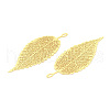 Brass Filigree Big Pendants KKC-T003-27G-2