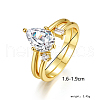925 Sterling Silver Pave Cubic Zirconia Stackable Rings HL5195-4-4