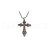 Cross Zinc Alloy Pendant Necklace NF8765-01-1