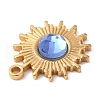 Real 18K Gold Plated 304 Stainless Steel Pendants STAS-A084-21G-05-3