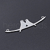 Non-Tarnish 201 Stainless Steel Links connectors STAS-N090-JN842-1-2
