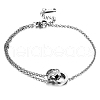 Stainless Steel Charm Anklets for Women WG18C2B-34-1