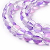 Synthetic Moonstone Beads Strands G-E573-02A-11-4