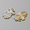 Alloy Enamel Pendants FIND-CJC0011-26A-2