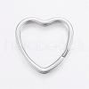Tarnish Resistant 304 Stainless Steel Split Key Rings STAS-P150-10P-2