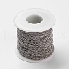 304 Stainless Steel Twist Chains CHS-R004-0.3mm-2