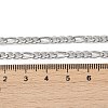 Non-Tarnish 304 Stainless Steel Figaro Chain Necklaces STAS-P101-71P-2
