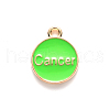 Alloy Enamel Pendants ENAM-S124-01A-06D-3