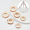 WADORN 18Pcs 3 Style Alloy Grommet Eyelet Findings FIND-WR0006-18LG-6