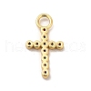 Rack Plating Brass Micro Pave Cubic Zirconia Pendants KK-P230-25G-02-2