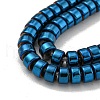 Electroplated Synthetic Non-magnetic Hematite Beads Strands G-K361-A03-01-3