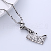 Creative Western Style Stainless Steel Knife Pendant Necklaces EB0318-2