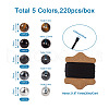 Fashewelry Men's Mixed Stone Bracelet DIY Making Kit DIY-FW0001-11-12