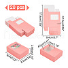 Rectangle Paper Folding Gift Boxes CON-WH0094-46C-01-2