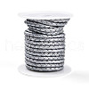 Braided Cowhide Leather Cord NWIR-N005-01L-3mm-1