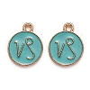 Alloy Enamel Pendants ENAM-S124-01B-13E-1