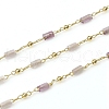 3.28 Feet Handmade Natural Amethyst Beaded Chains X-CHC-E021-01I-1