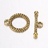 Alloy Ring Toggle Clasps PALLOY-G117-06AG-1