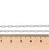 304 Stainless Steel Peanut Link Chain Necklaces for Women NJEW-U050-03P-5