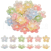 AHADERMAKER 60Pcs 6 Colors Translucent Resin Decoden Cabochons RESI-GA0001-31-1