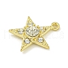 Zinc Alloy Crystal Rhinestone Pendants PALLOY-F310-05G-01-2