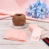 Jewelry Display Kraft Paper Price Tags and Jute Twine CDIS-TA0001-06D-7