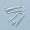 Rack Plating Eco-friendly Brass Earring Hooks KK-D075-14S-RS-3