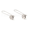 Tarnish Resistant 304 Stainless Steel Hoop Earring Findings STAS-R123-12P-1